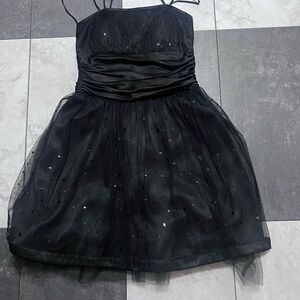 Classic Black Polyester Garment - Large